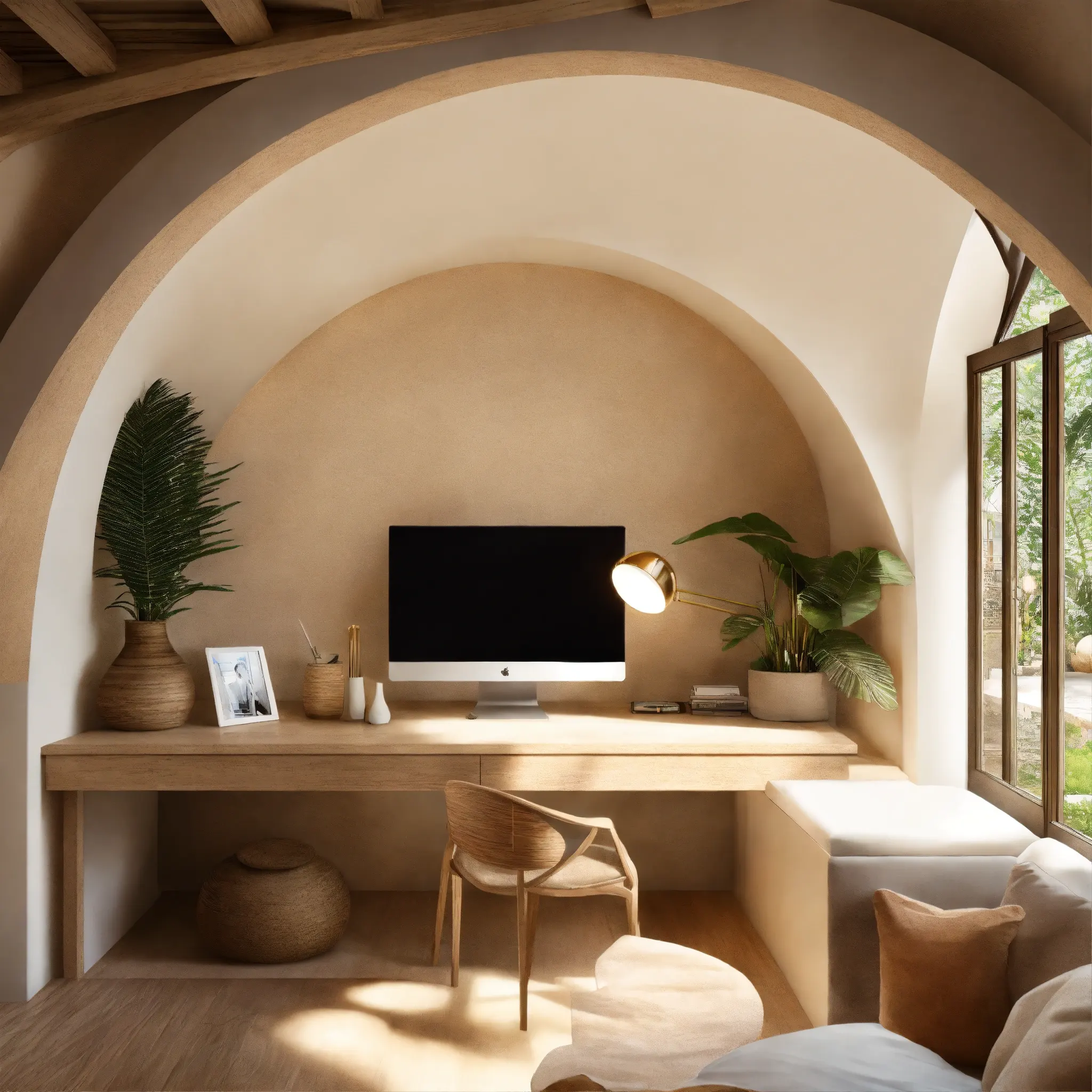 Natural textile samples